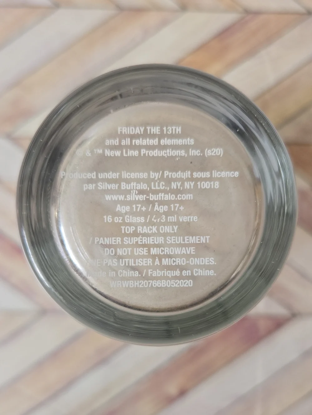 ​Friday The 13th Jason Voorhees 16oz Pint Glass Horror Movie Slasher Tumbler